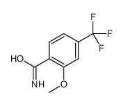 2-Methoxy-4-(trifluoromethyl)benzamide结构式