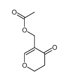 (4-oxo-2,3-dihydropyran-5-yl)methyl acetate结构式