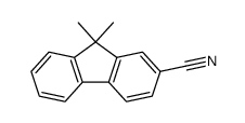 9,9-Dimethyl-9H-fluorene-2-carbonitrile structure