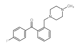4'-FLUORO-2-(4-METHYLPIPERAZINOMETHYL) BENZOPHENONE structure