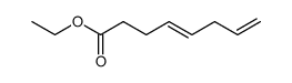 (trans)-ethyl octa-4,7-dienoate结构式