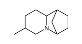 1,4-Methano-2H-quinolizine,octahydro-7-methyl-(9CI) structure