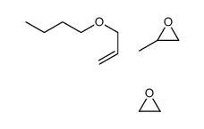 2-methyloxirane,oxirane,1-prop-2-enoxybutane结构式