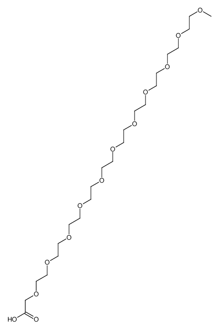 m-PEG10-CH2COOH Structure