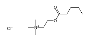 trimethyl(2-pentanoyloxyethyl)azanium,chloride Structure