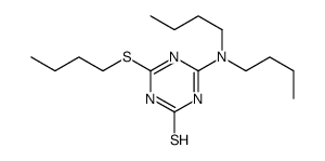 4-butylsulfanyl-6-(dibutylamino)-1H-1,3,5-triazine-2-thione Structure