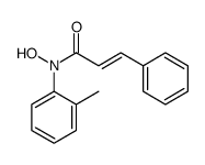 N-hydroxy-N-(2-methylphenyl)-3-phenylprop-2-enamide结构式