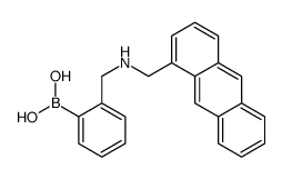 [2-[(anthracen-1-ylmethylamino)methyl]phenyl]boronic acid结构式