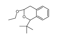 (1R)-1-tert-butyl-3-ethoxy-3,4-dihydro-1H-isochromene结构式