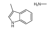 methanamine,3-methyl-1H-indole Structure