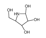 (3R,4R,5R)-5-(hydroxymethyl)pyrrolidine-2,3,4-triol结构式