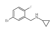 N-(5-Bromo-2-fluorobenzyl)cyclopropanamine structure