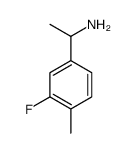 1-(3-Fluoro-4-methylphenyl)ethanamine结构式