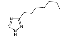 5-heptyl-2H-tetrazole结构式