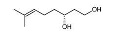 (3R)-1,2-dihydroxy-7-methyloct-6-ene Structure