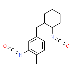 5-[(2-isocyanatocyclohexyl)methyl]-o-tolyl isocyanate Structure