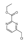 ethyl 4-(chloromethyl)pyrimidine-2-carboxylate结构式