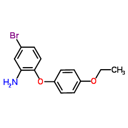 5-Bromo-2-(4-ethoxyphenoxy)aniline Structure