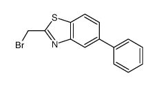 2-(bromomethyl)-5-phenyl-1,3-benzothiazole Structure