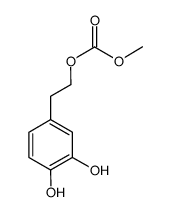 2-(3',4'-dihydroxyphenyl)ethyl methyl carbonate Structure