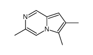 Pyrrolo[1,2-a]pyrazine,3,6,7-trimethyl- structure