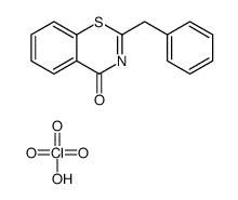 2-benzyl-1,3-benzothiazin-4-one,perchloric acid Structure