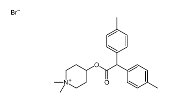 (1,1-dimethylpiperidin-1-ium-4-yl) 2,2-bis(4-methylphenyl)acetate,bromide Structure