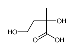 2,4-dihydroxy-2-methylbutanoic acid Structure