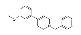 1-benzyl-4-(3-methoxyphenyl)-3,6-dihydro-2H-pyridine Structure