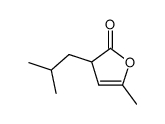 (+-)-3-isobutyl-5-methyl-3H-furan-2-one结构式