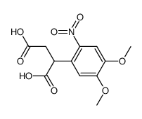 (4,5-dimethoxy-2-nitro-phenyl)-succinic acid结构式