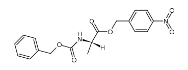 Z-L-Ala 4-nitrobenzyl ester Structure