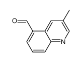3-Methyl-5-quinolinecarboxaldehyde结构式