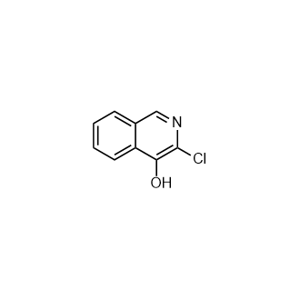 3-Chloro-4-isoquinolinol Structure