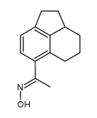 1-(1,2,6,7,8,8a-hexahydro-acenaphthylen-5-yl)-ethanone oxime Structure