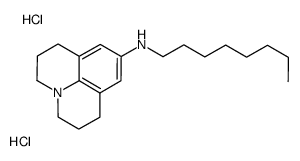 9-(Octylamino)julolidine dihydrochloride结构式