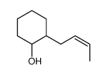 (1S,2R)-2-[(E)-but-2-enyl]cyclohexan-1-ol结构式