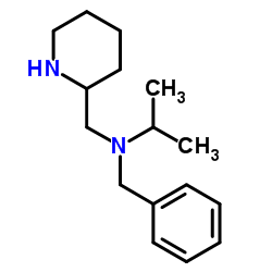 N-Benzyl-N-(2-piperidinylmethyl)-2-propanamine结构式