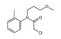 2-chloro-N-(3-methoxypropyl)-N-(2-methylphenyl)acetamide structure