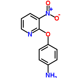 4-[(3-Nitro-2-pyridinyl)oxy]aniline结构式