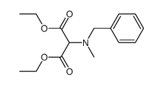 diethyl 2-(benzyl(methyl)amino)propanedioate Structure