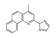 2-(2H-imidazol-2-yl)-4-methylbenzo[h]quinoline结构式