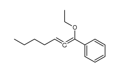 1-Ethoxy-1-phenyl-hepta-1,2-dien结构式