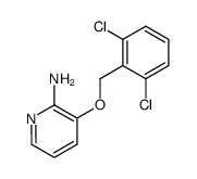 2-Amino-3-(2,6-dichlorobenzyloxy)pyridine结构式