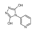 4-pyridin-3-yl-1,2,4-triazolidine-3,5-dione结构式