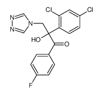 2-(2,4-dichlorophenyl)-1-(4-fluorophenyl)-2-hydroxy-3-(1,2,4-triazol-4-yl)propan-1-one Structure