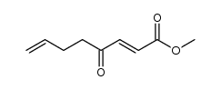 (E)-methyl 4-oxoocta-2,7-dienoate结构式