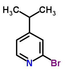 2-溴-4-异丙基吡啶结构式