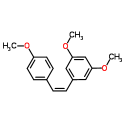 trans-trismethoxy Resveratrol-d4 Structure