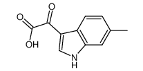 2-(6-methyl-1H-indol-3-yl)-2-oxoacetic acid Structure